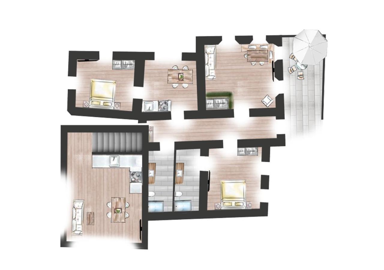 Schneggnheisl Panoramaappartements เซาเทนส์ ภายนอก รูปภาพ